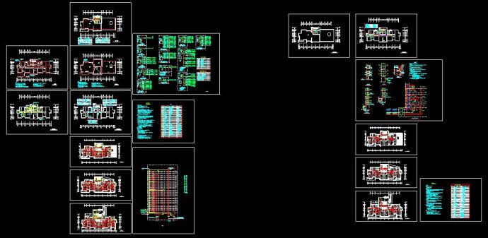 某地高层住宅楼电气设计cad全套施工图纸_图1