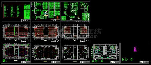 某企业厂房建筑电设计cad施工方案图(含设计说明）-图一