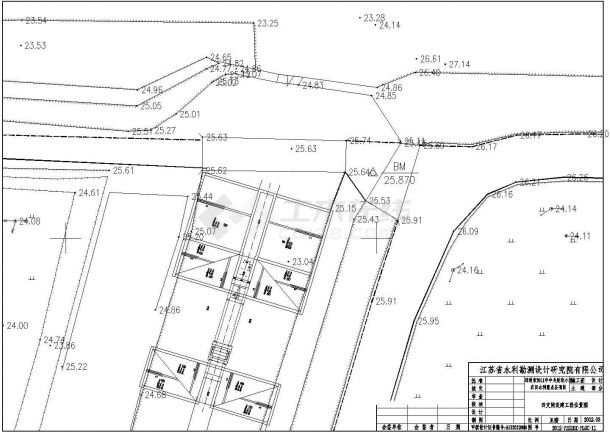 【邳州】2011年中央小型农田水利重点县项目单孔小型水闸初步设计图纸-图一