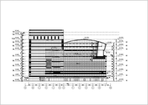 苏州大门独特造型超高层建筑方案设计图-图二