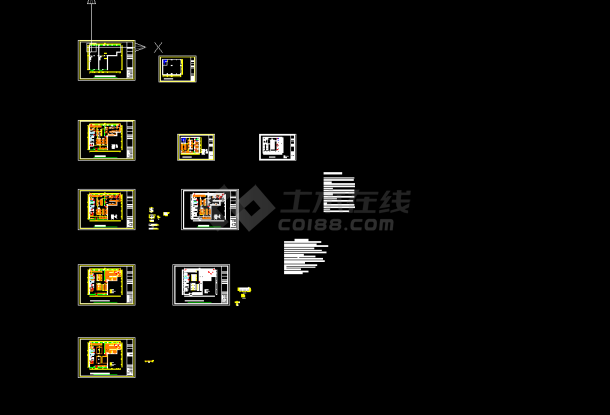 某主题火锅店室内装修设计cad施工图-图二