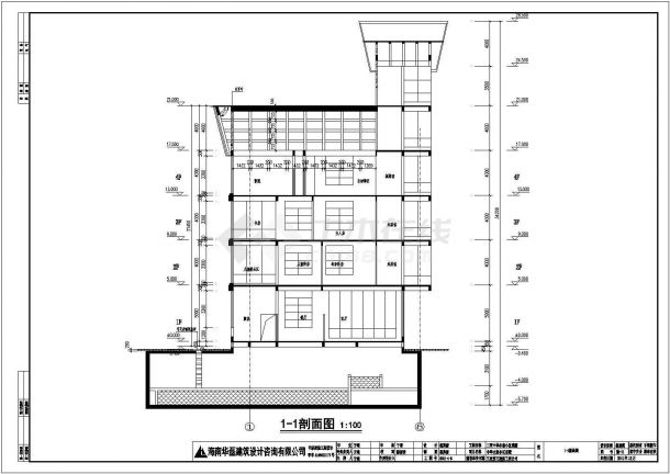 【三亚】某小区四层带地下室别墅建筑设计方案图-图二