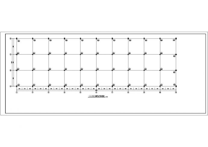 24*80米钢框架结构设计施工图_图1