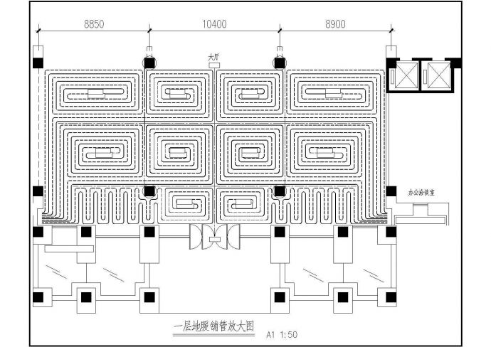 北京某小区社区活动中心暖通全套施工图纸_图1