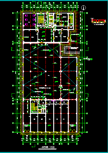 某地方宾馆建筑全套施工图CAD图纸-图二
