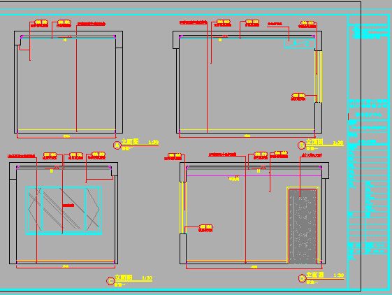 恒大房地产样板房装修设计施工图纸_图1