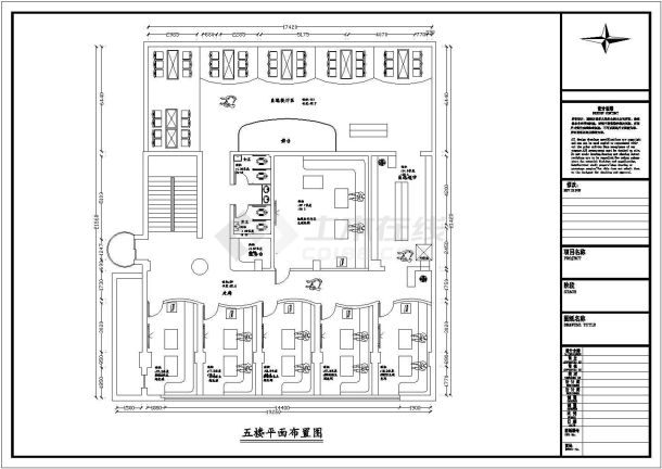 量贩式主题KTV平面设计图-图一