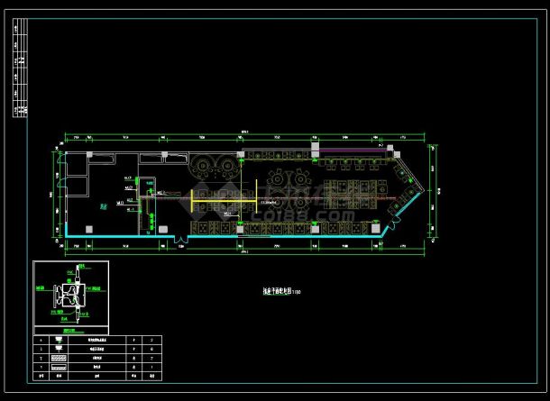 某地连锁火锅店装修电气设计cad施工图(含设计说明）-图二