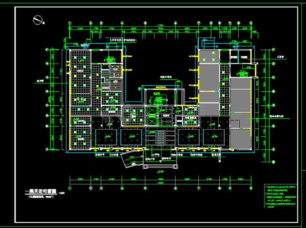 医院装饰工程施工设计CAD详细图-图二