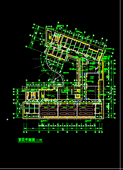 某学校化学实验楼施工设计CAD详图-图二