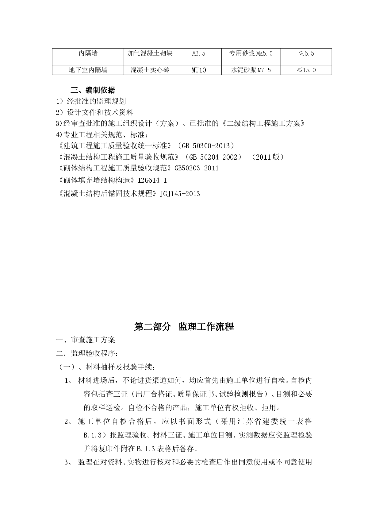 高层写字楼砌体工程监理细则-图二