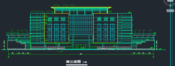 某地区六层综合办公楼建筑设计CAD施工图-图二