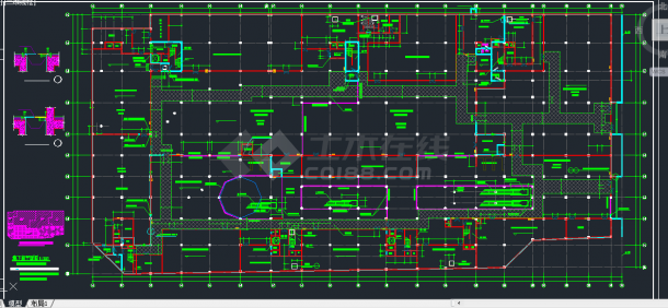 苏州东盛步行街A区建筑设计CAD施工方案图-图二