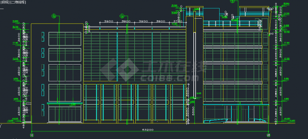 某地区五层综合楼建筑设计CAD施工图-图二