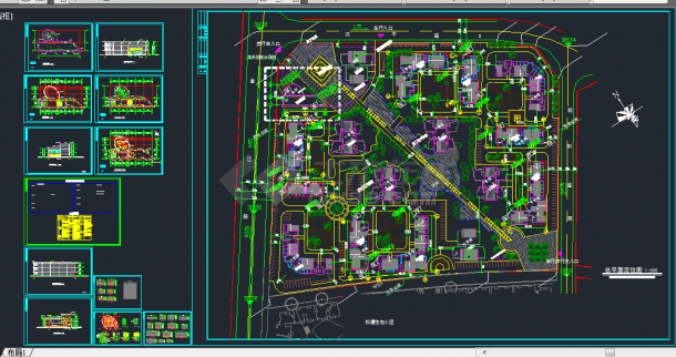 某地区三层娱乐会所建筑设计CAD施工图-图一