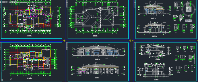 某地区二层精品幼儿园建筑设计CAD施工图_图1