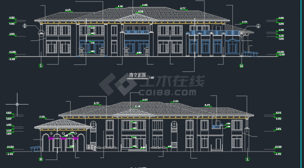 某地区二层精品幼儿园建筑设计CAD施工图-图二