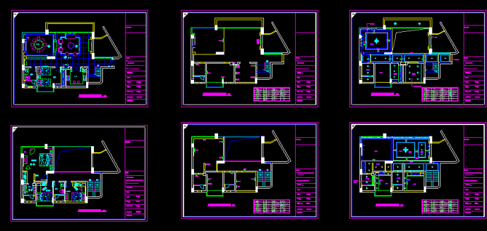 昆山某别墅室内装修设计CAD方案图_图1