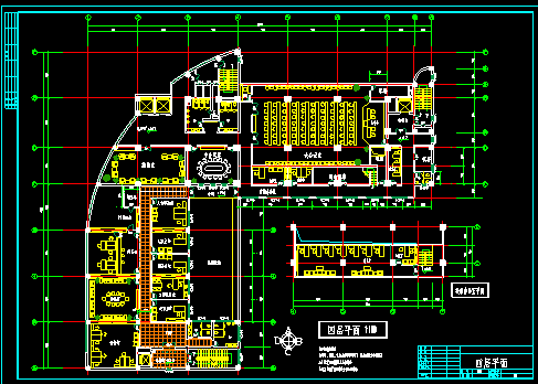 某地方电信大楼建筑图施工CAD图纸-图二