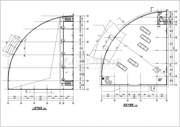 【珠海】金湾区室内展厅装修设计施工图-图二