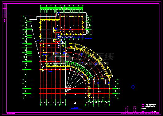 某邓桥商业城CAD建筑设计施工图-图二