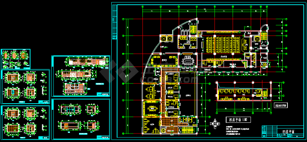 某地电信大楼CAD建筑设计施工图-图一