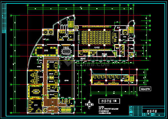 某地电信大楼CAD建筑设计施工图-图二