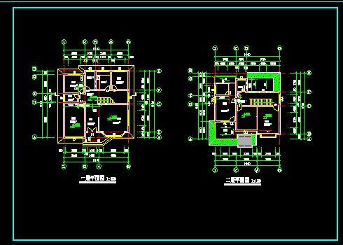 某高档商务区别墅全套建筑设计施工图纸-图二