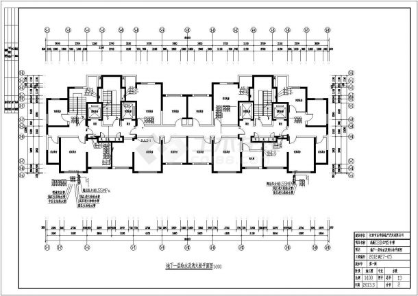 【长春】某32层高层住宅框架结构图纸-图二