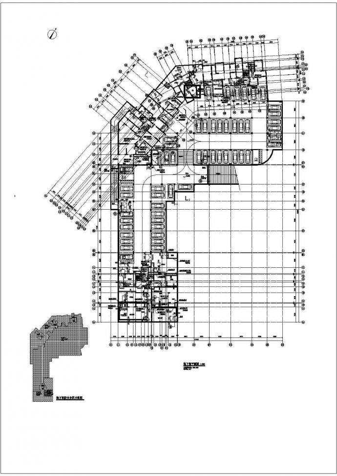 某工程桩基础及地下室结构设计施工图_图1