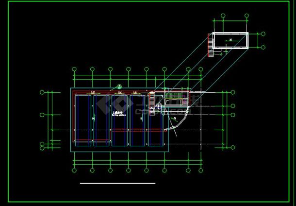 某地皇明别墅建筑CAD设计图（共11张）-图二