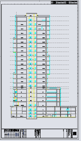 福建省某地某高层综合楼建筑设计施工图