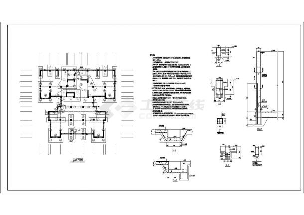 【湖北】框剪结构28层商住楼设计施工图-图一