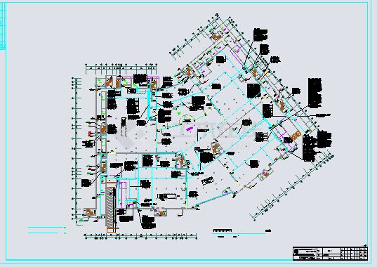 广州大学城某公共广场强电设计施工图-图一