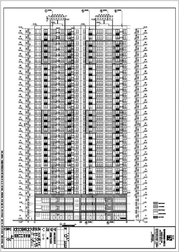 河南省胜利街棚户区改造项目1#楼建筑施工图-图二