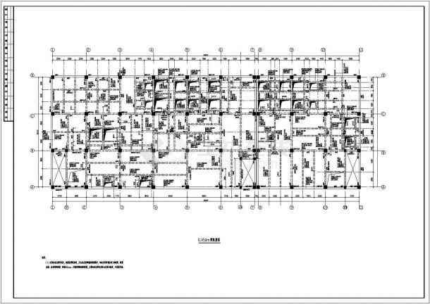某地框架结构厂房全套设计施工图纸-图二