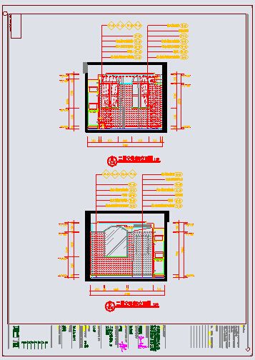 某地三层框架结构别墅装饰设计施工图（地中海风格）-图一