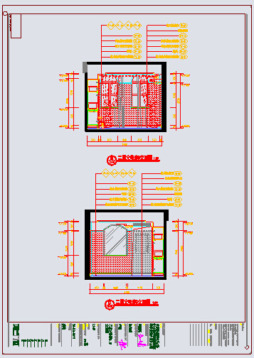 某地三层框架结构别墅装饰设计施工图（地中海风格）_图1