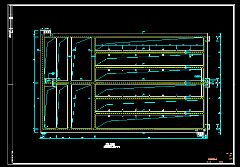 某生化池结构cad详细施工设计图