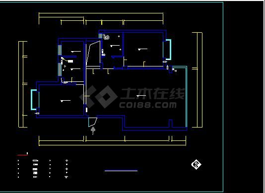 梦园高档欧式全套别墅设计CAD施工图-图二