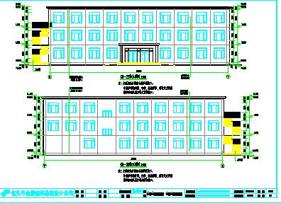 某地3层框架卫生院公共建筑结构图（专供学习用）-图一