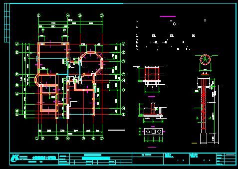 某地英式别墅全套设计施工CAD图纸-图二