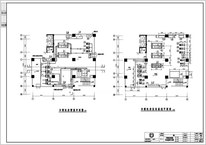 时代广场空调机房暖通设计施工图纸_图1