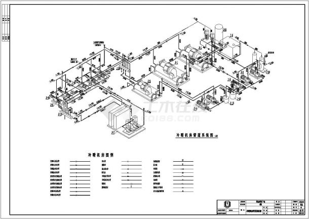 时代广场空调机房暖通设计施工图纸-图二