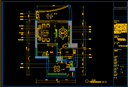 某市金域蓝湾简欧家装案例全套CAD设计图纸-图二