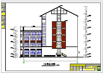 某地六层框架结构名校方城小学改造项目建筑施工图-图一