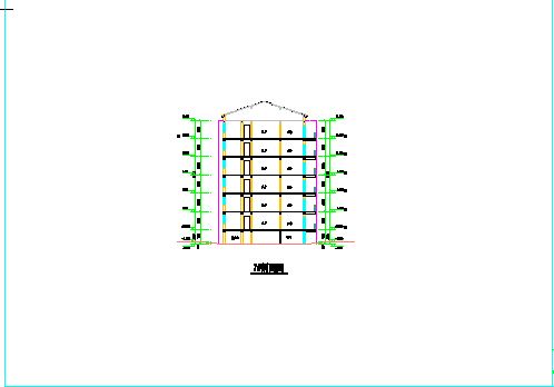某地六层框架结构经济适用房建筑设计施工图-图一