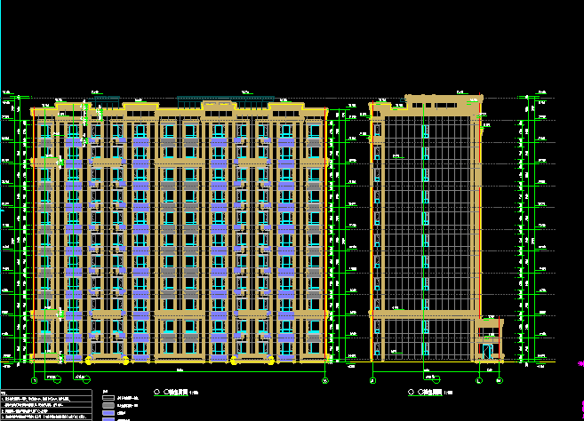 青岛市某经典装配式高层住宅建筑施工CAD布置图_图1