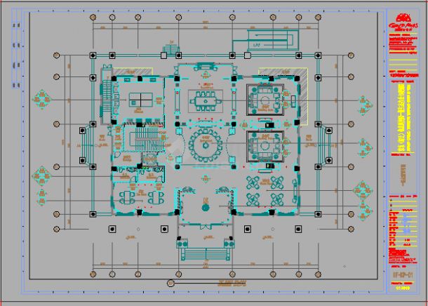 某小区欧式别墅建筑装修设计施工图-图二