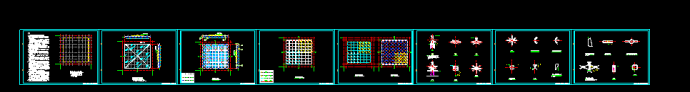 某游泳馆屋面网架结构cad设计图 _图1